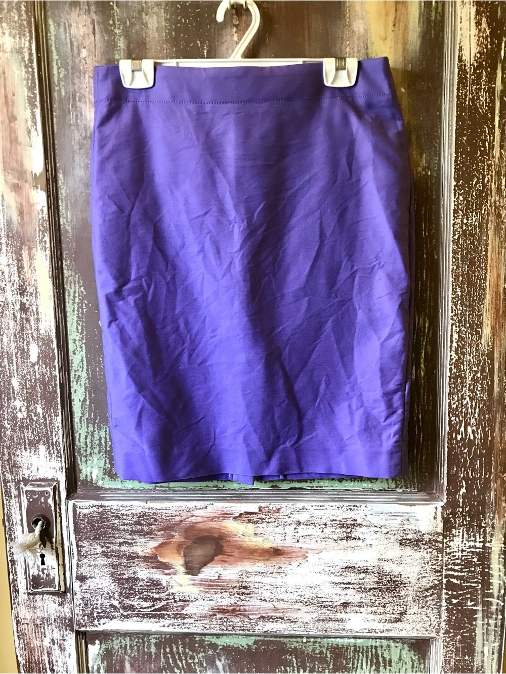 J. Crew Purple Pencil Skirt 2